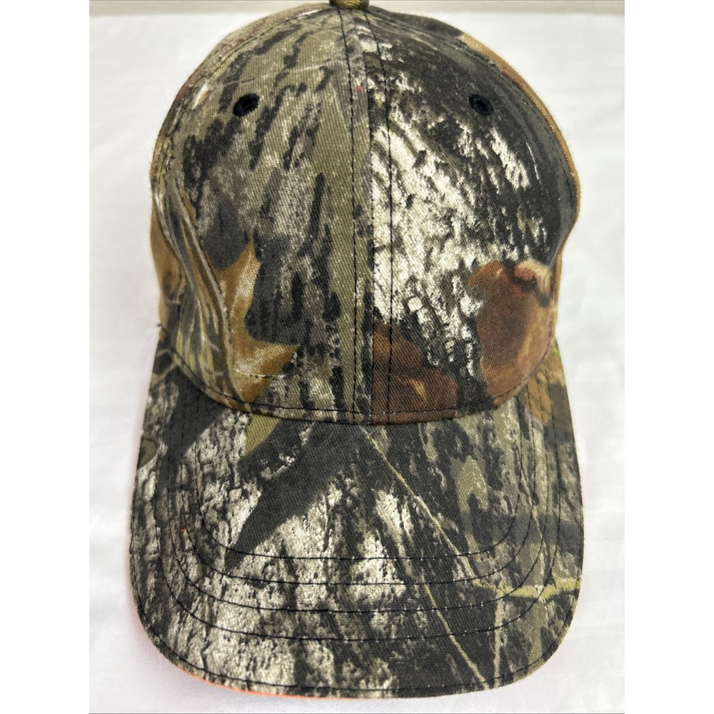 Mossy Oak‎ Hat Cap Green Hardwood Camo Trucker Adjustable Mens Hunting Adult - Picture 5 of 8